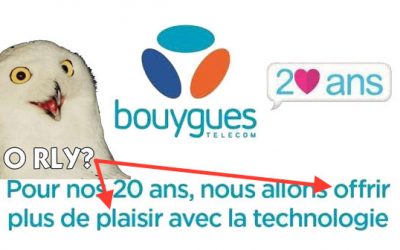 #BouyguesTelecom et le concept d’anniversaire